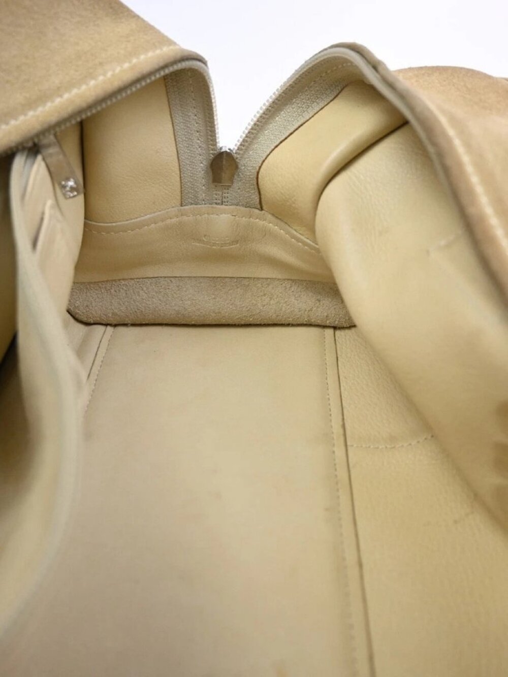 LOEWE Anagram logo Amazona 28 Handbag Suede Leather Beige Spain SHW 38CA785 - Picture 13 of 16